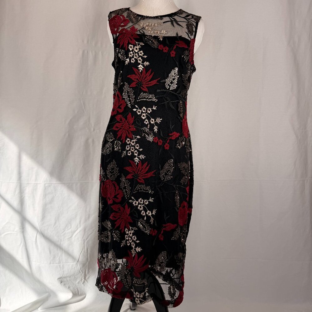 Calvin Klein Women's Sleeveless Midi Dress | Black | Size 8